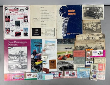 Group of Auto Racing Memorabilia
