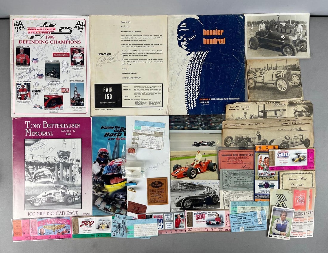 Group of Auto Racing Memorabilia (1 of 6)