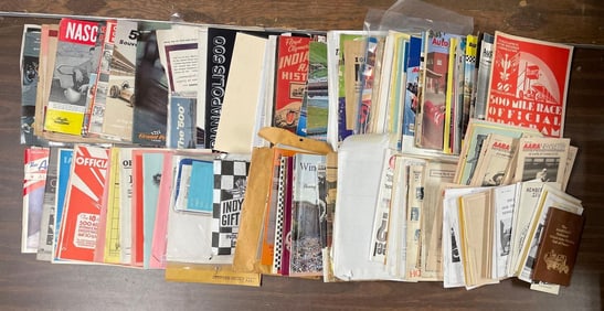 Group of Auto Racing Ephemera
