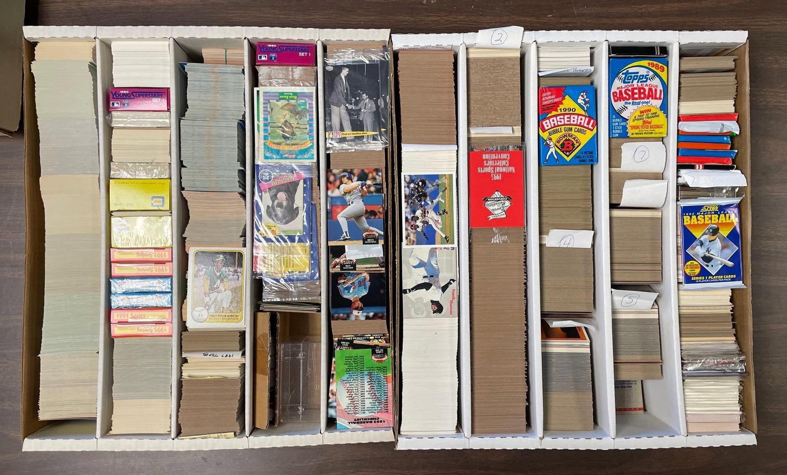 Large Group of 1990s Baseball Cards (1 of 3)