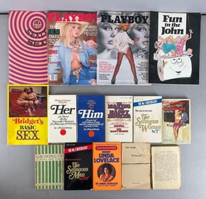 Group of Vintage Risque Books and More
