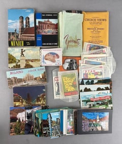 Group of Foreign Postcards and More