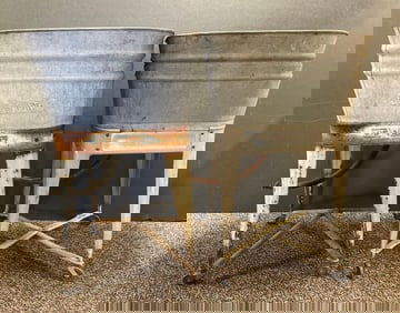 Group of 2 Vintage Washtub Basins