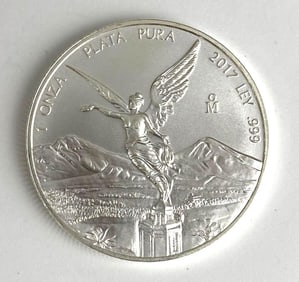 2017 Mexico Libertad 1oz .999 Fine Silver Round