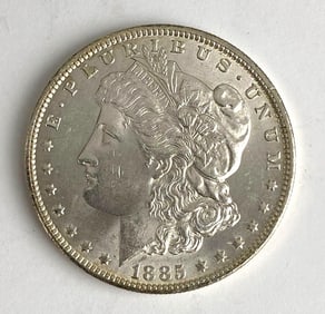 1885 O Morgan Silver Dollar