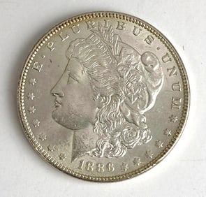 1886 Morgan Silver Dollar