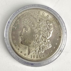 1921 D Morgan Silver Dollar