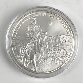 2024 John Wayne 1 oz .999 Fine Silver Commemorative Coin
