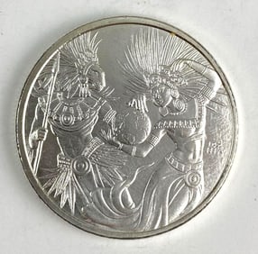 Aztec Yin Yang 1 oz .999 Silver Round