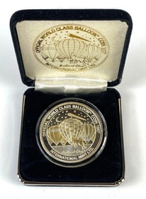1997 World Class Balloon Brilliant Glow 1oz Silver Commemorative Coin