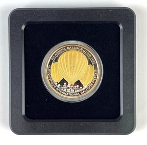 1990 Albuquerque Balloon Fiesta 1oz Silver Commemorative Coin