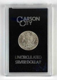 1884-CC US Uncirculated $1 Morgan Silver Dollar