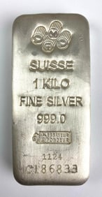 PAMP Suisse 32.15 oz .999 Fine Silver Ingot/ Bar