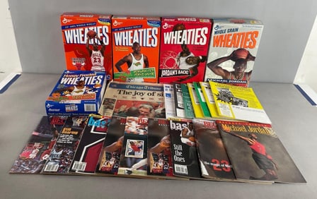 Group of Michael Jordan Beckett Magazines and More