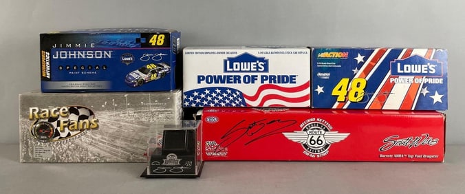 Group of Jimmie Johnson Die-Cast Stock Cars and More