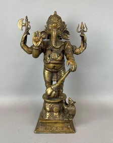 Ganesha Bronze Cast Statue