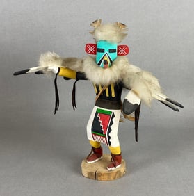 Native American Eagle Dancer Wood Kachina Doll