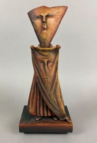 Signed Sergio Bustamante Under the Salt Ceramic Sculpture