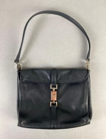 Gucci Jackie Black Leather Shoulder Bag