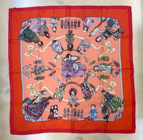 Hermes Hello Dolly Silk Scarf