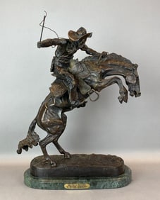 Fredric Remington Bronco Buster Bronze Sculpture