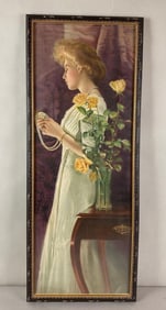 1907 Lovely Lady Advertising Yard Long Print