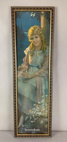 1923 Pompeian Beauty Advertising Yard Long Print