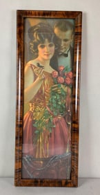 1925 Pompeian Beauty Cream Advertising Yard Long Print