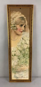 1927 Pompeian Beauty Cream Advertising Yard Long Print