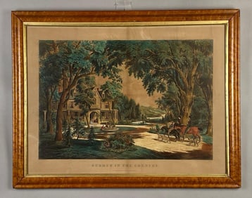 Currier and Ives Summer in the Country Lithograph