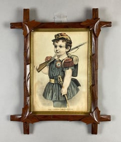 Currier and Ives The Little Volunteer Lithograph