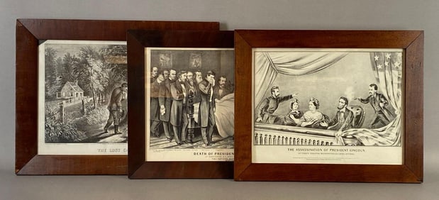 Group of 3 Currier and Ives Civil War Lithographs