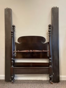Antique  Jane McCrea Mahogany Bed