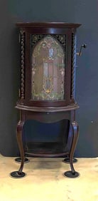 Antique Reginaphone Standing Talking Machine/Music Box