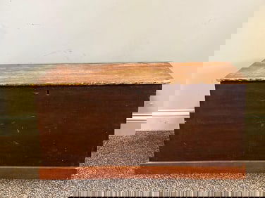 Antique Wood Blanket Chest