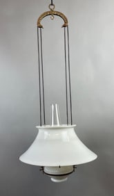 Antique Ives Hanging Oil Lamp