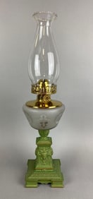 Antique Ornate Oil Lamp