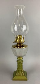 Antique Ornate Oil Lamp