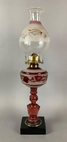 Antique Figural Man Oil Lamp