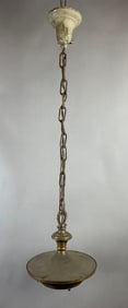 Antique Brass Hanging Light Fixture