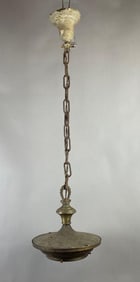 Antique Brass Hanging Light Fixture