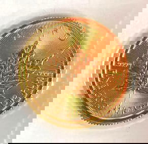 2018 Canada $5 Maple Leaf 1/10oz .999 Gold Coin