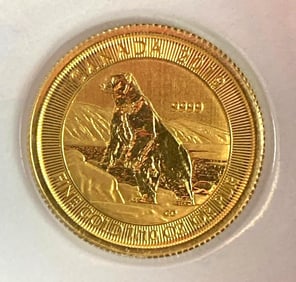 2019 Canada $5 Polar Bear 1/10oz .999 Gold Coin