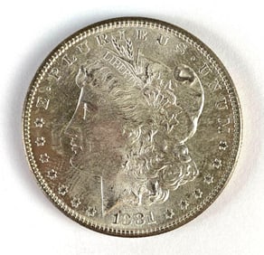 1881-S US $1 Morgan Silver Dollar