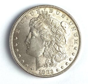 1883 US $1 Morgan Silver Dollar