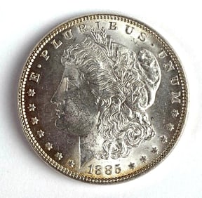 1885 US $1 Morgan Silver Dollar