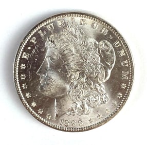 1888 US $1 Morgan Silver Dollar