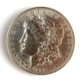 1889 US $1 Morgan Silver Dollar
