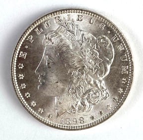 1898 US $1 Morgan Silver Dollar