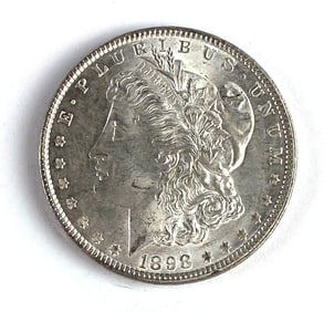1898 US $1 Morgan Silver Dollar
